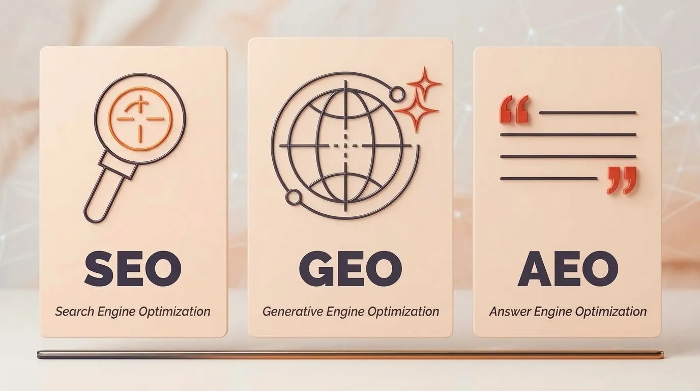 GEO vs AEO vs SEO
